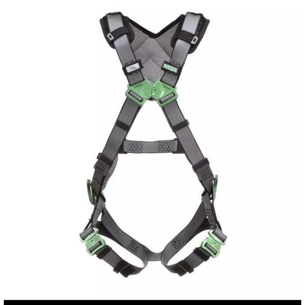 Brand New MSA 10194873 Full Body Harness,V-FIT,M 197DJ4